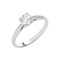 Platinum 0.70ct G/h-si Diamond Engagement Ring