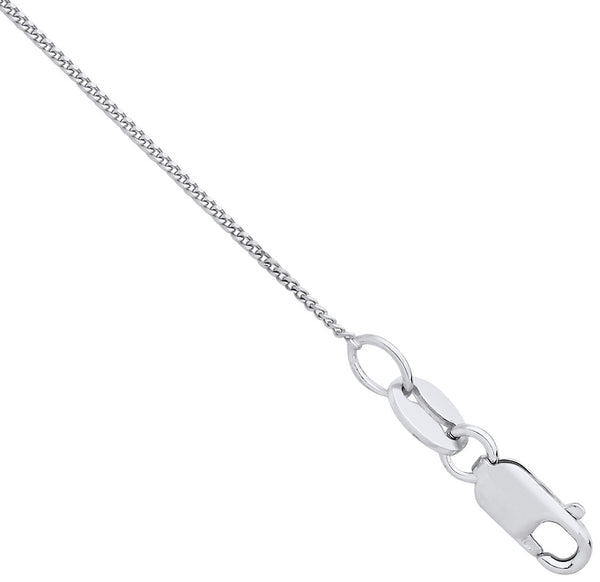 Platinum 0.8mm Curb Chain