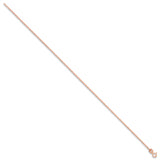 Rose Gold 1.0mm Classic Curb Chain 18
