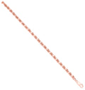 Rose Gold D/c 5.2mm Solid Rope Chain