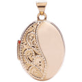 Rose Gold Oval Shaped Locket (£375)