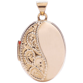 Rose Gold Oval Shaped Locket (£375)