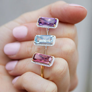 semi precious gemstone jewellery rings