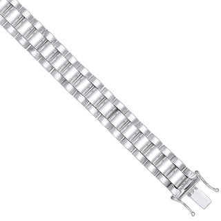 Silver 10mm Fancy Link Kids Bracelet