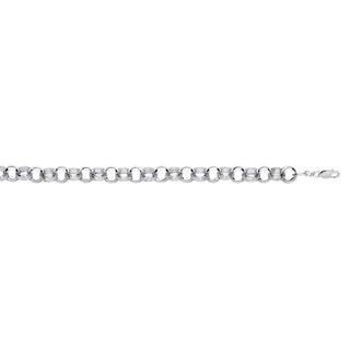 Silver 11mm Filigree Belcher Chain