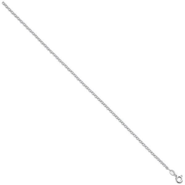 Silver 2.4mm Round Belcher Chain