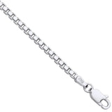Silver 2.5mm Box Chain