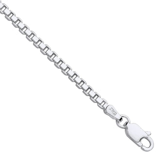 Silver 2.5mm Box Chain