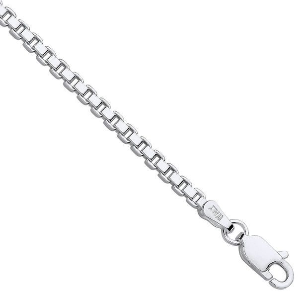 Silver 2.5mm Box Chain