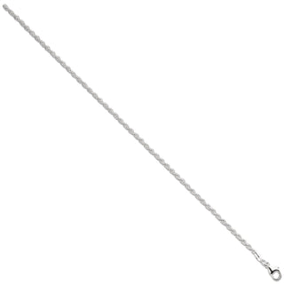Silver 2.5mm Rope Chain