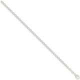 Silver 3.2mm Diamond Cut Belcher Chain