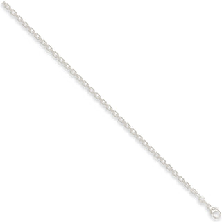 Silver 3.2mm Diamond Cut Belcher Chain