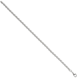 Silver 3.5mm Rope Chain