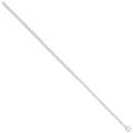 Silver 3mm Double Link Curb