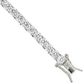 Silver 4.2mm CZ Tennis Baby 6" Bracelet