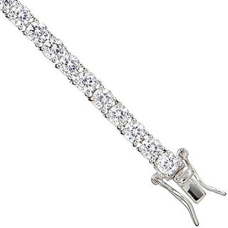 Silver 4.2mm CZ Tennis Baby 6" Bracelet