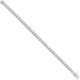 Silver 4.3mm CZ Tennis Bracelet