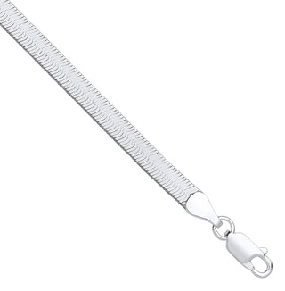 Silver 4.5mm Herringbone Chain