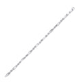 Silver 4.7mm Rope & Open Elongated Link Chain