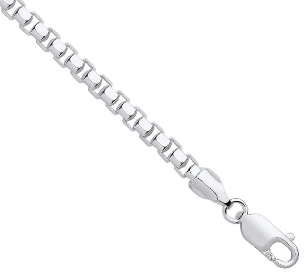 Silver 4mm Box Chain