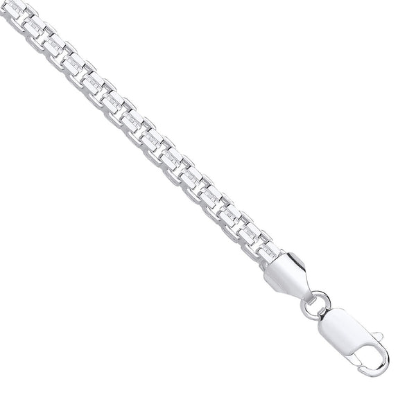 Silver 4mm Cage Chain