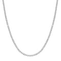 Silver 4mm CZ 18" Tennis Collarette