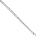 Silver 5.2mm CZ Tennis Bracelet