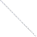 Silver 5mm Flat Byzantine Chain 07