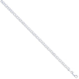 Silver 5mm Flat Byzantine Chain 07