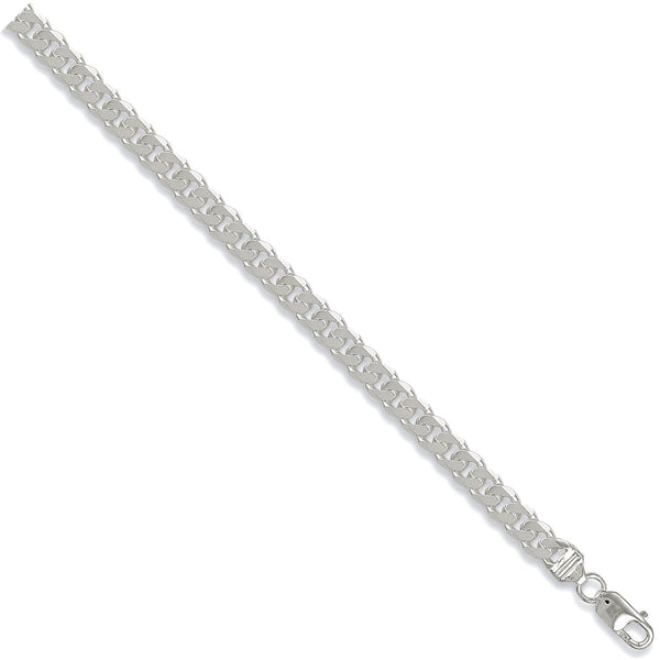 Silver 7.5mm Curb Chain