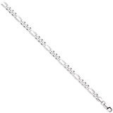 Silver 7mm Figaro Chains/bracelets