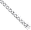 Silver 8mm Fancy Link Kids Bracelet