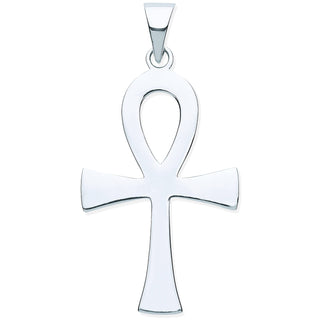 Silver Ankh Cross - Key Of Life