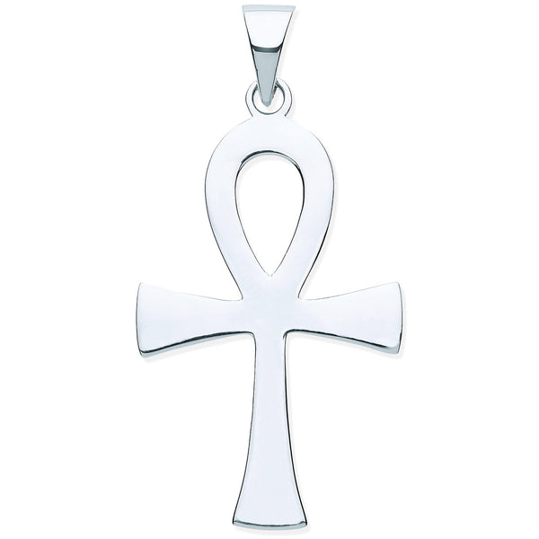 Silver Ankh Cross - Key Of Life