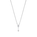Silver Arrow Drop Pendant Chain 16