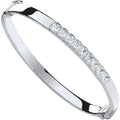 Silver Baby CZ Bangle 9g