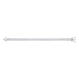 Silver Baguettes Tennis Ladies Bracelet