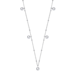 Silver Ball Necklace