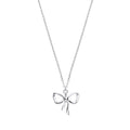 Silver Bow Pendant Chain/ladies Bracelet