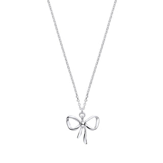 Silver Bow Pendant Chain/ladies Bracelet