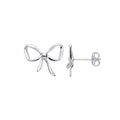 Silver Bow Studs