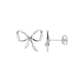 Silver Bow Studs