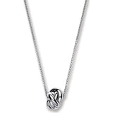 Silver Chain With Knot