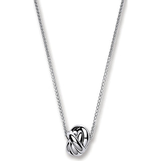 Silver Chain With Knot