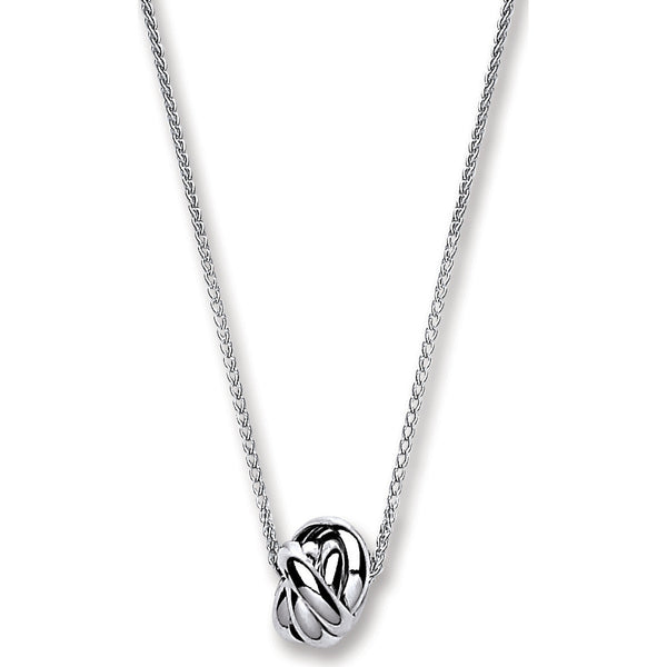 Silver Chain With Knot