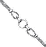 Silver Circle Ladies Bracelet