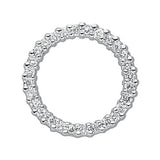 Silver CZ Circle Of Life Pendant