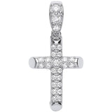 Silver CZ Cross 3.4g