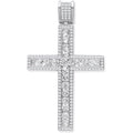 Silver CZ Fancy Cross