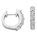 Silver CZ Huggies 3.7g